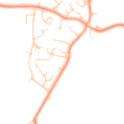 Daytime road noise heatmap for MK17 0BS