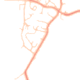 Daytime road noise heatmap for MK17 0BT