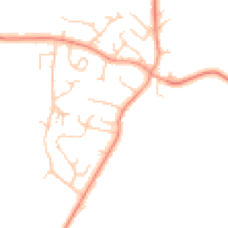 Daytime road noise heatmap for MK17 0BW