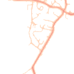 Daytime road noise heatmap for MK17 0BZ