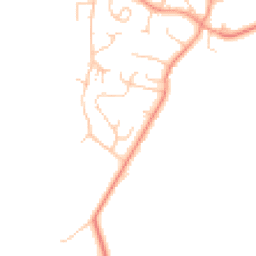 Daytime road noise heatmap for MK17 0DA