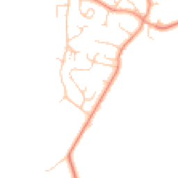 Daytime road noise heatmap for MK17 0DB