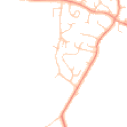 Daytime road noise heatmap for MK17 0DD