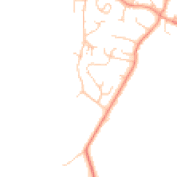Daytime road noise heatmap for MK17 0DE