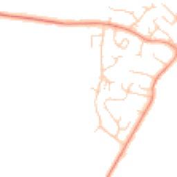 Daytime road noise heatmap for MK17 0DG