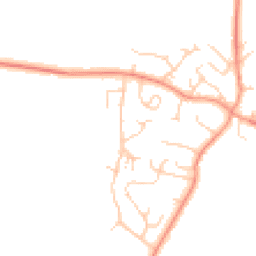 Daytime road noise heatmap for MK17 0DL