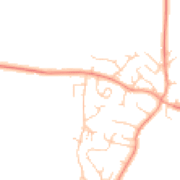 Daytime road noise heatmap for MK17 0DN