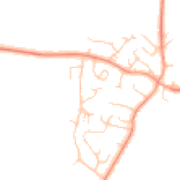 Daytime road noise heatmap for MK17 0DP