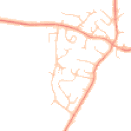 Daytime road noise heatmap for MK17 0DQ