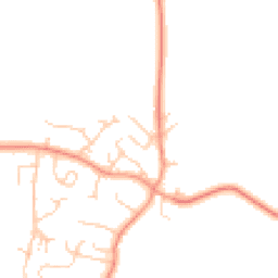 Daytime road noise heatmap for MK17 0DT