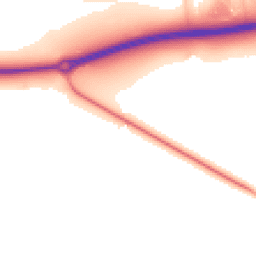 Daytime road noise heatmap for MK17 0EG