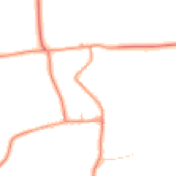 Daytime road noise heatmap for MK17 0EP