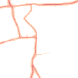 Daytime road noise heatmap for MK17 0EW