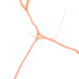 Daytime road noise heatmap for MK17 0FA
