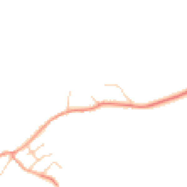 Daytime road noise heatmap for MK17 0FL