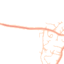 Daytime road noise heatmap for MK17 0FW