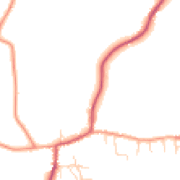 Daytime road noise heatmap for MK17 0FX