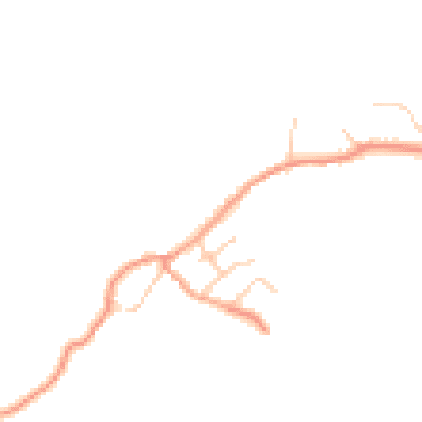 Daytime road noise heatmap for MK17 0JR