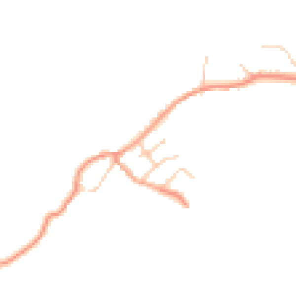 Daytime road noise heatmap for MK17 0JU
