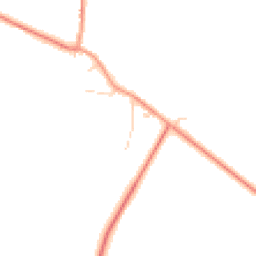 Daytime road noise heatmap for MK17 0LU