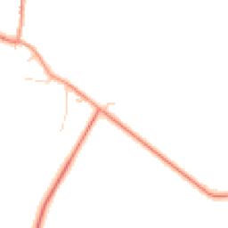 Daytime road noise heatmap for MK17 0LW
