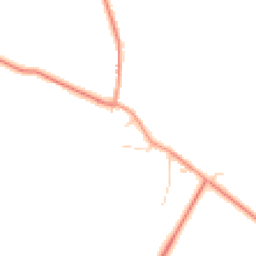 Daytime road noise heatmap for MK17 0LY