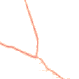 Daytime road noise heatmap for MK17 0NA