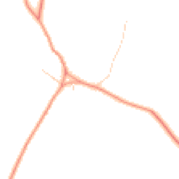 Daytime road noise heatmap for MK17 0PA