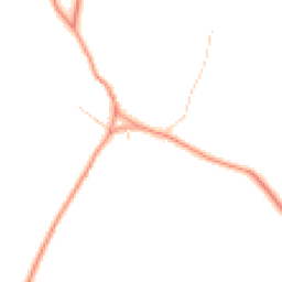Daytime road noise heatmap for MK17 0PB