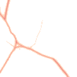 Daytime road noise heatmap for MK17 0PE