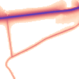 Daytime road noise heatmap for MK17 0PT