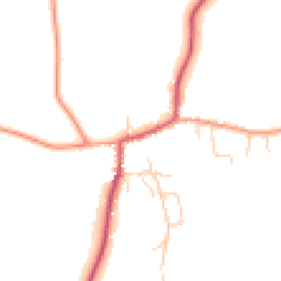 Daytime road noise heatmap for MK17 0QL