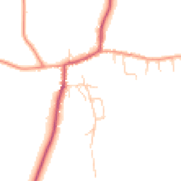 Daytime road noise heatmap for MK17 0QP