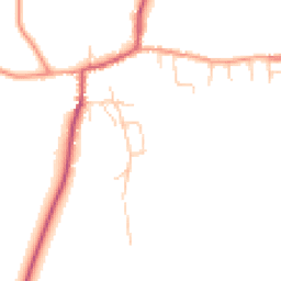 Daytime road noise heatmap for MK17 0QR