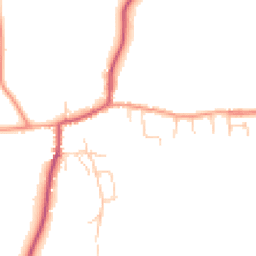 Daytime road noise heatmap for MK17 0QS