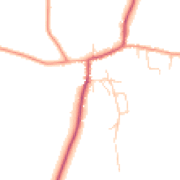 Daytime road noise heatmap for MK17 0QU