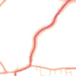 Daytime road noise heatmap for MK17 0RA