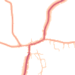 Daytime road noise heatmap for MK17 0RQ