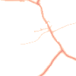 Daytime road noise heatmap for MK17 0RS