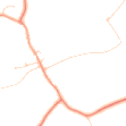 Daytime road noise heatmap for MK17 0RU