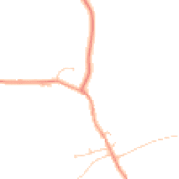 Daytime road noise heatmap for MK17 0RY