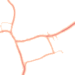 Daytime road noise heatmap for MK17 0SH