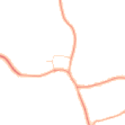 Daytime road noise heatmap for MK17 0SX