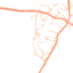 Daytime road noise heatmap for MK17 0TA
