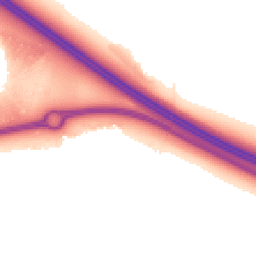 Night-time road noise heatmap for MK17 7AT