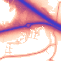 Daytime road noise heatmap for MK17 7AY