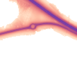 Night-time road noise heatmap for MK17 7BE