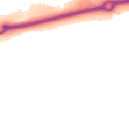 Night-time road noise heatmap for MK17 7BL