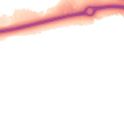 Night-time road noise heatmap for MK17 7BN