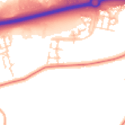 Daytime road noise heatmap for MK17 7BQ